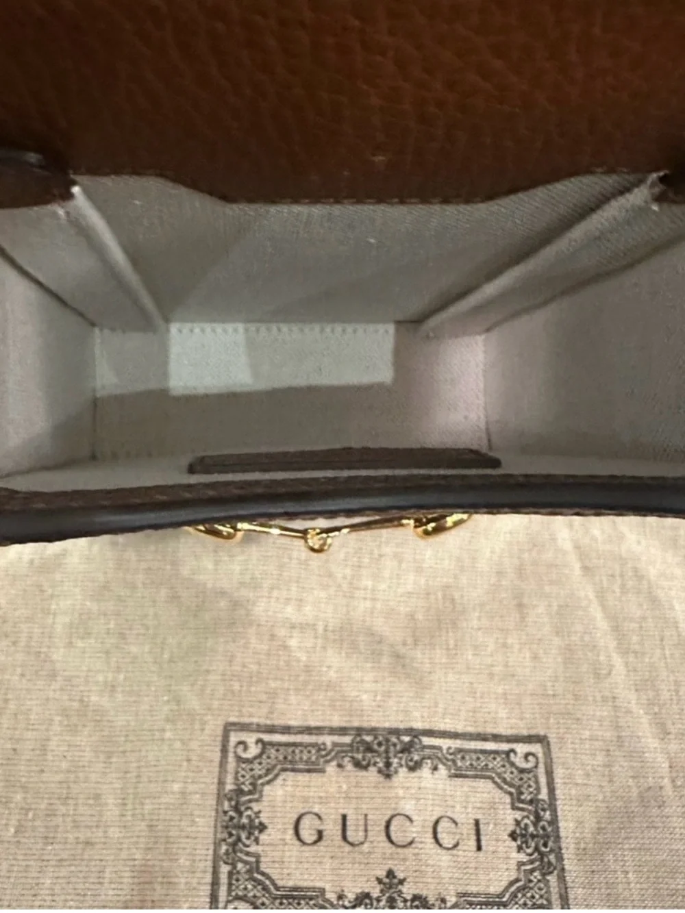 Gucci GG Denim Horsebit Mini Bag/Crossbody Wallet — Brand New, Never Worn. NWT